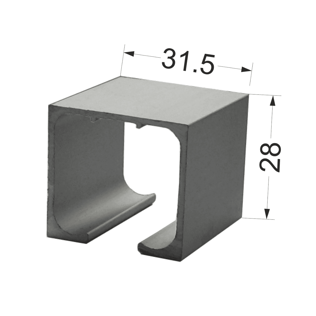 Направляющая алюминиевая А-4 3000мм. - фото 1