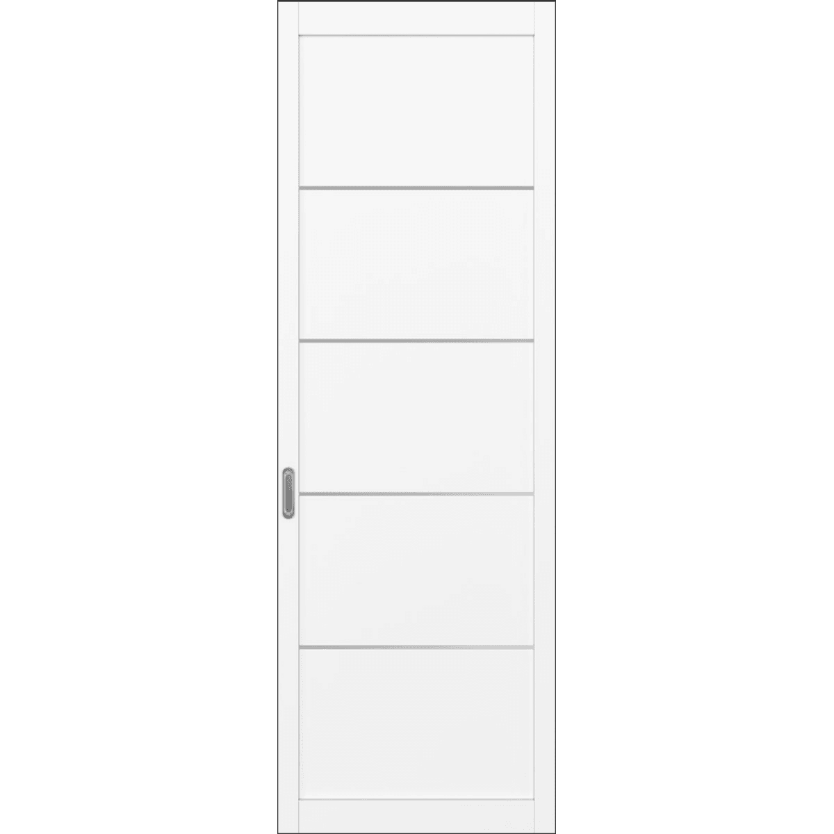 101АПП.11111 молдинг алюм.хром ЭКО шпон Белый снежный