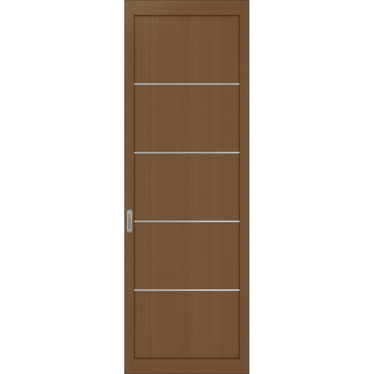 101АПП.11111 молдинг алюм.хром ЭКО шпон Орех NL