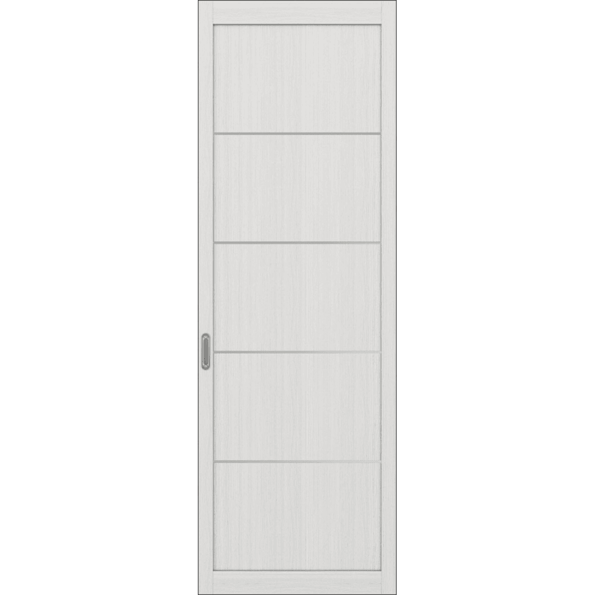 101АПП.11111 молдинг алюм.хром ЭКО шпон Ясень серебристый